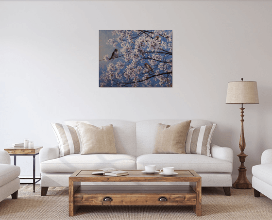 "Three Among the Flowers"