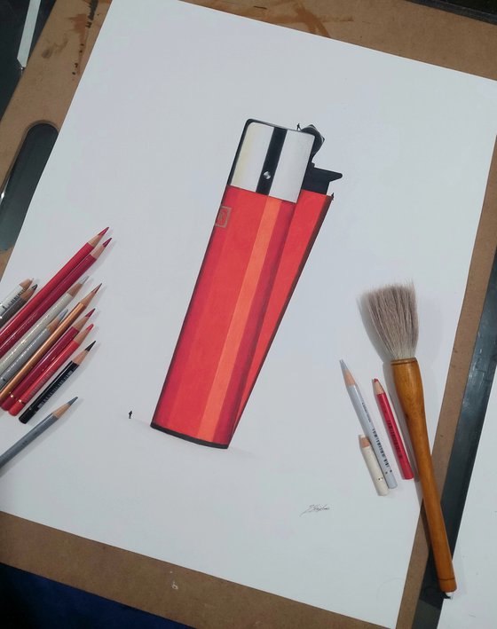 Red Clipper Lighter