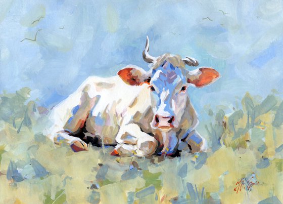 White cow