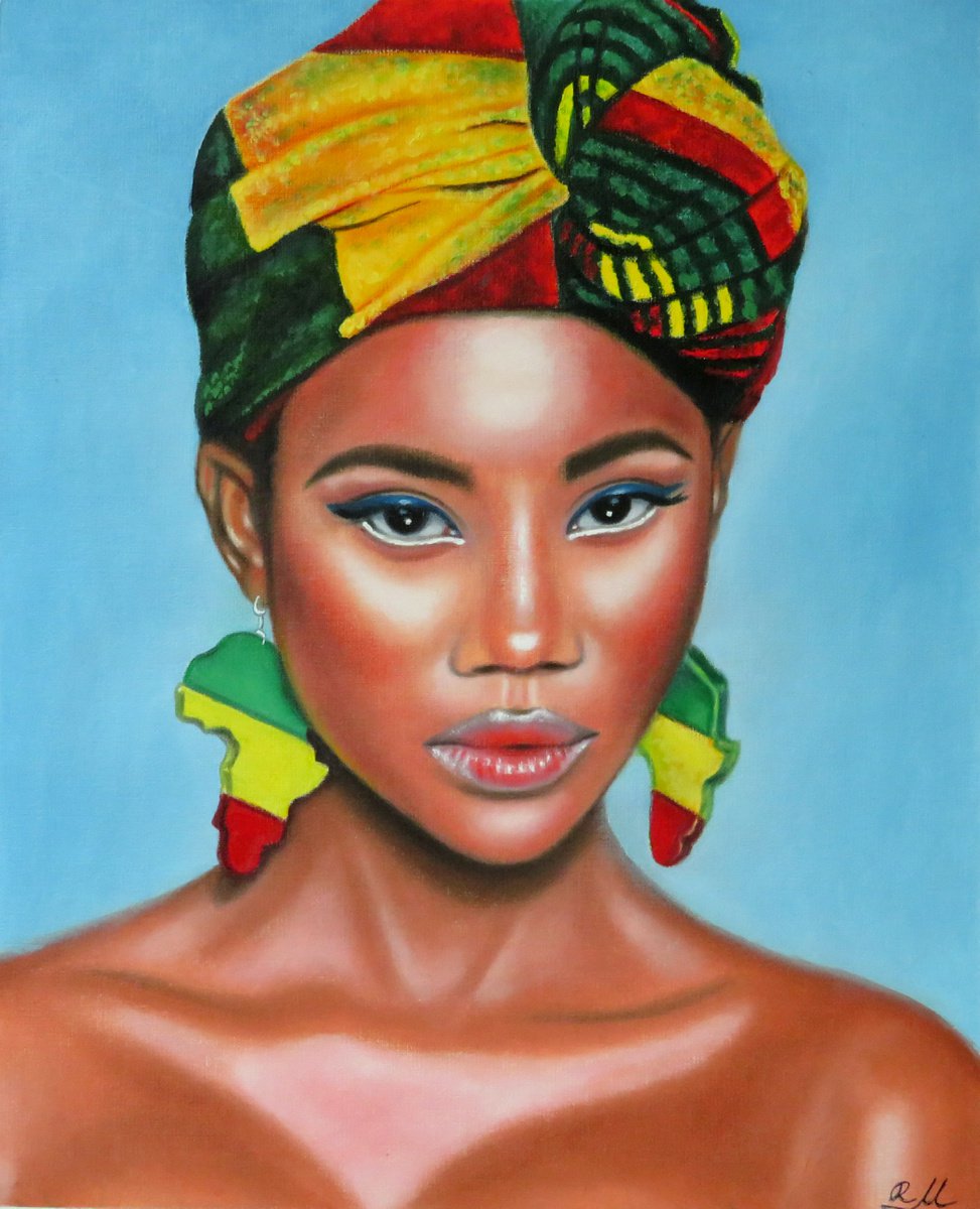 African woman by Monika Rembowska