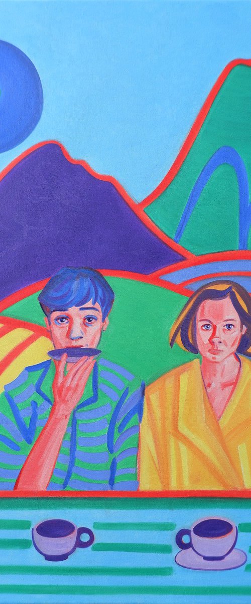 Tea Party in the Mountains by Van Lanigh