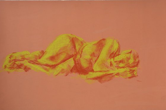 Sleeping Neon II - Male Nude