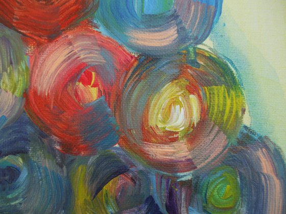 abstract flowers - gift, floral
