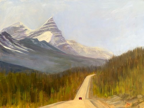 On the way to Jasper by Shelly Du