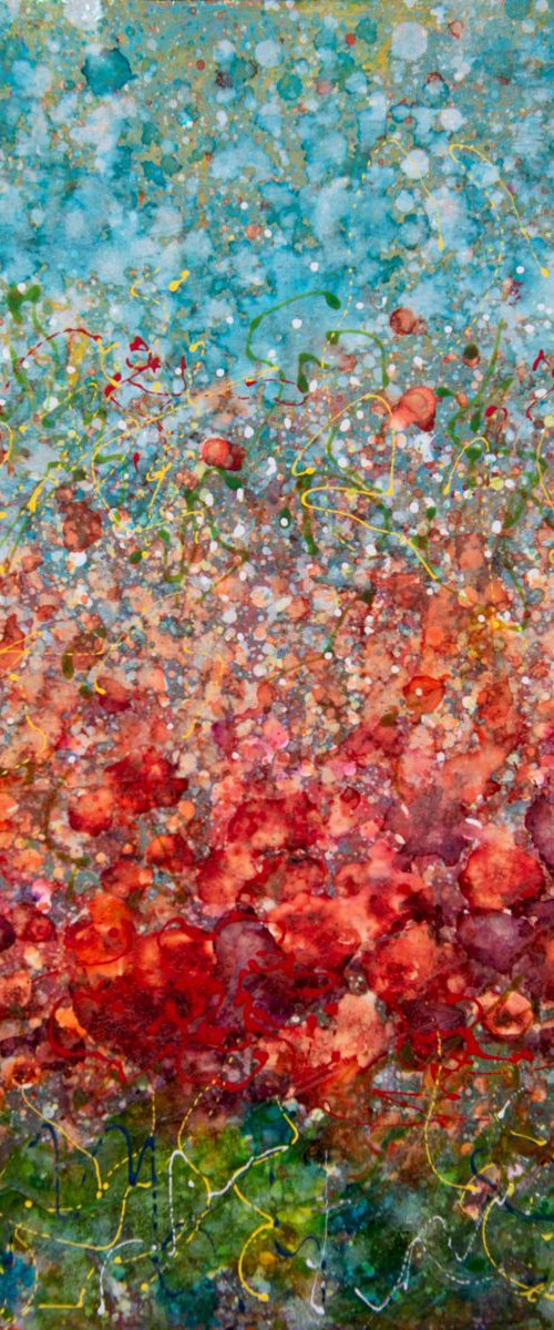 Field of Spring Poppies by @OLenaArt by Lena Owens at OLena Art