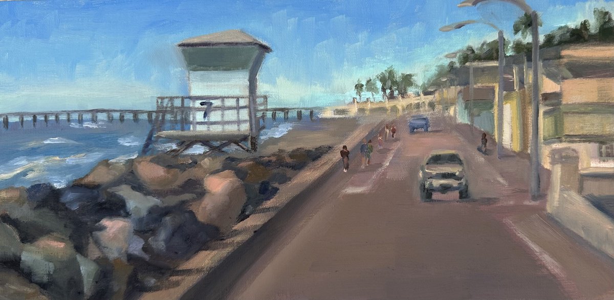 Toward the Pier by Grace Diehl