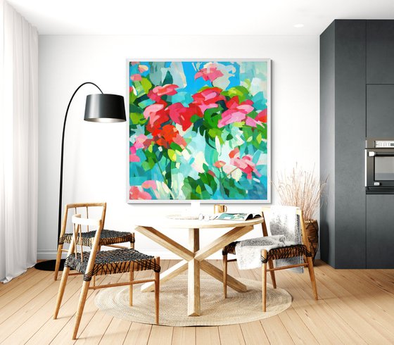 The rays touch the leaves №2