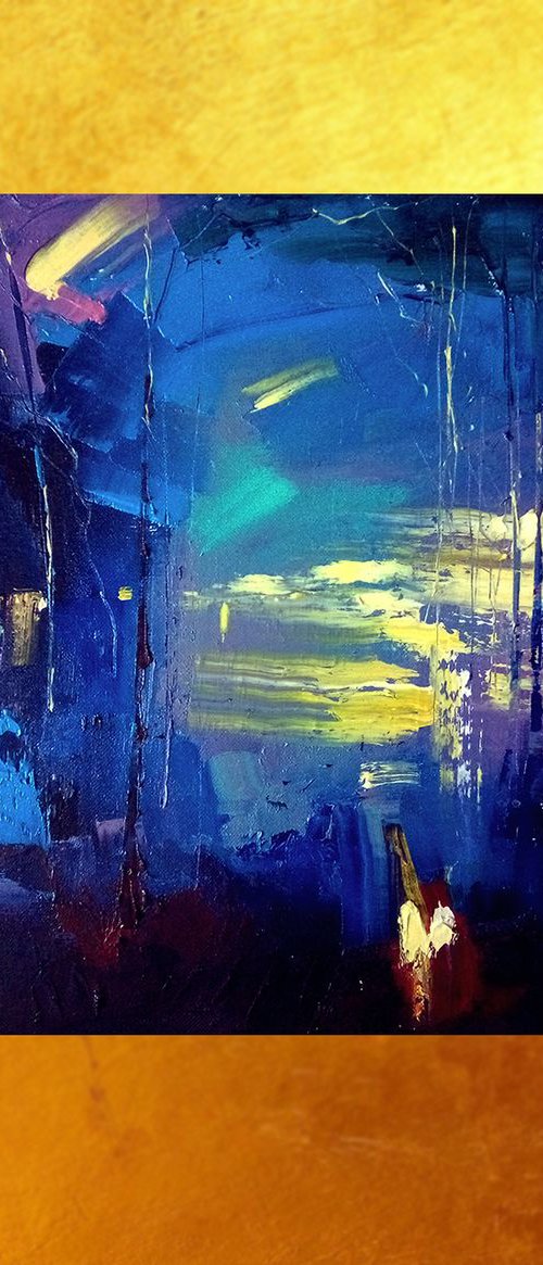 Night landscape by Artem Grunyka