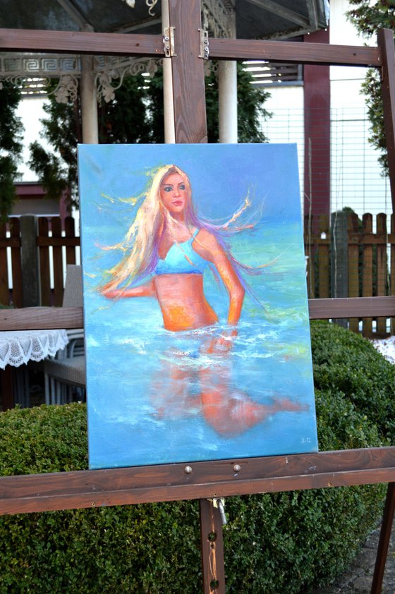 Gold & Azure: The Sea Breath