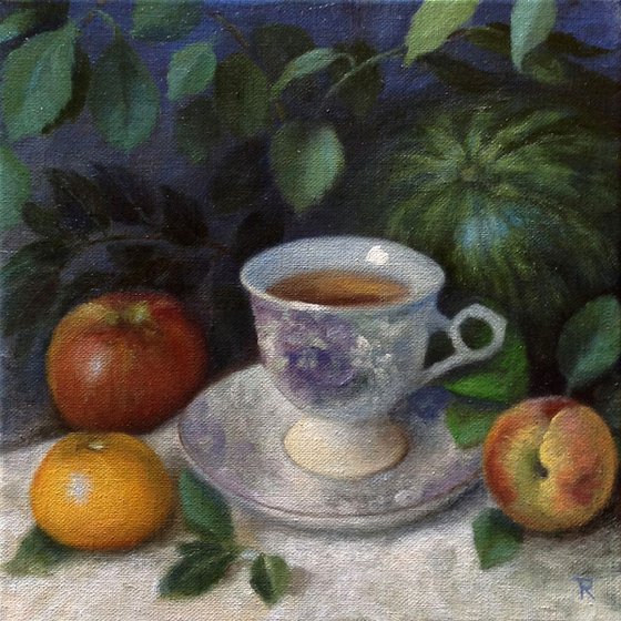Teacup & Fruits
