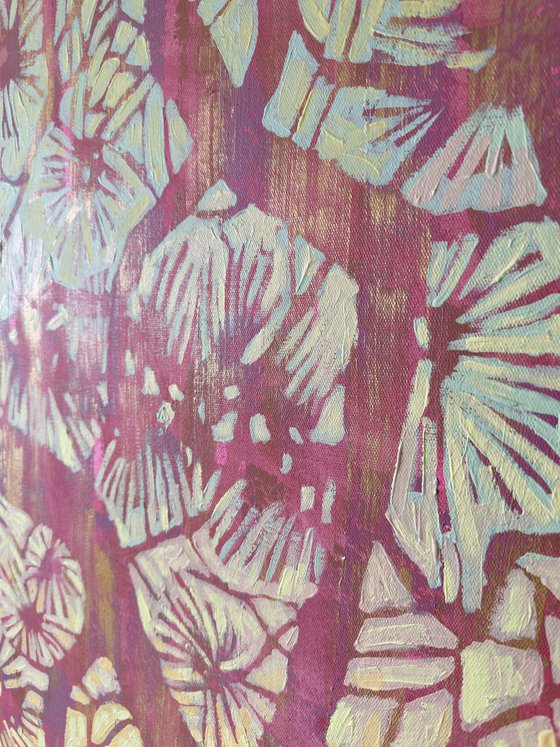 Coniferous Branches at Sunset