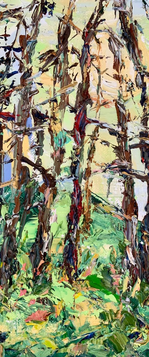 Green forest by Vilma Gataveckienė