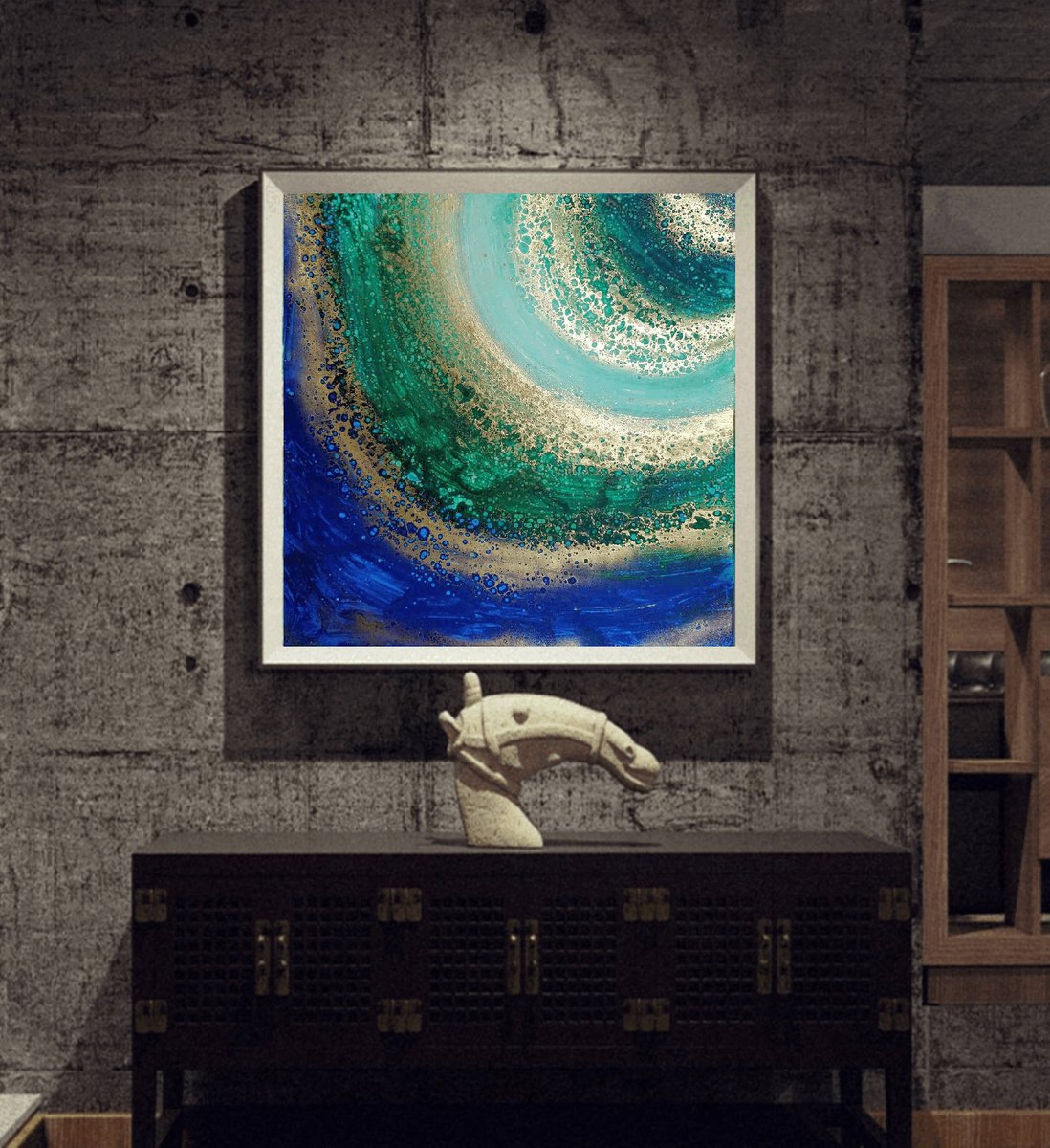 Lost in the Ethereal Void：floating in zero gravity by 廣瀬