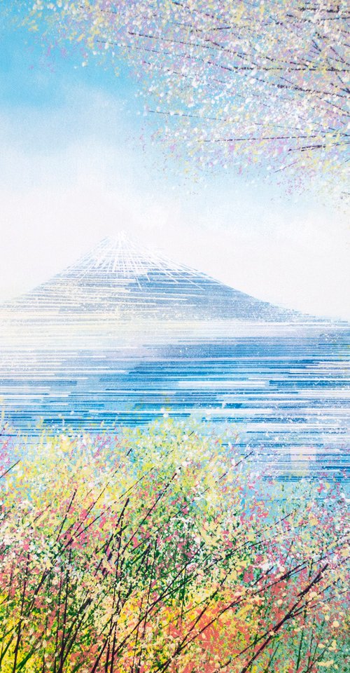 Japan Mount Fuji In Spring by Marc Todd