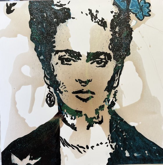 Potrait ,,Frida Kahlo” Eka Peradze Art