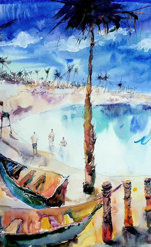 La Mer Beach by Olga Sova