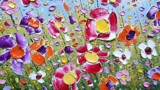 "Wild Meadow Flowers in Love"