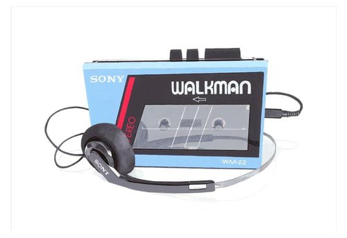 Sony Walkman - Blue by Horace Panter