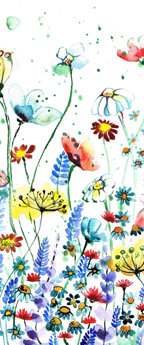 Colourful Flowers by Diana Aleksanian