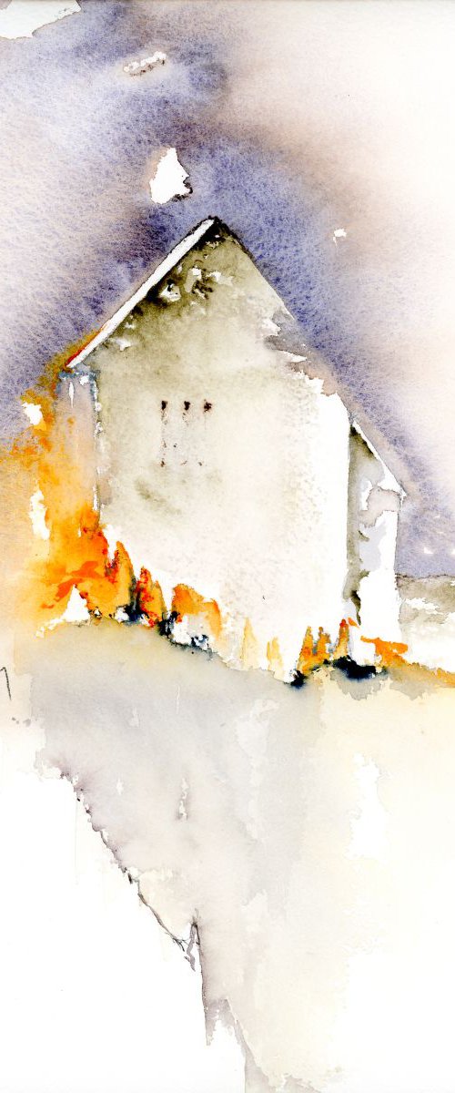 House with Orange by Alex Tolstoy