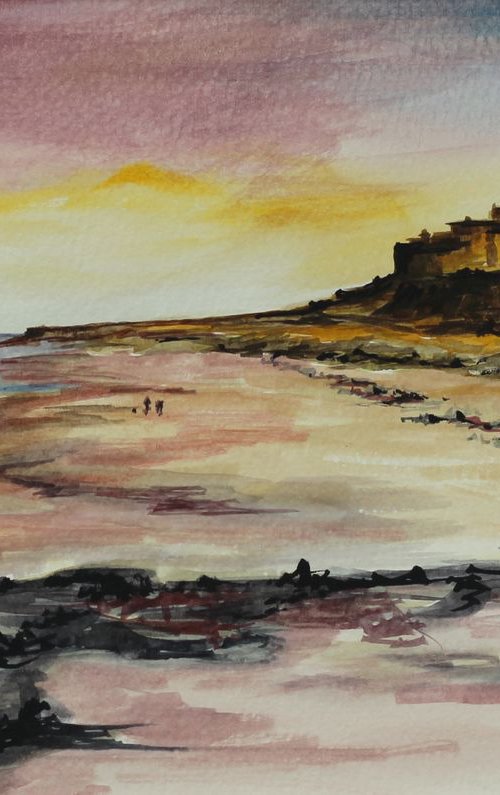 Bamburgh Castle by mark skirving