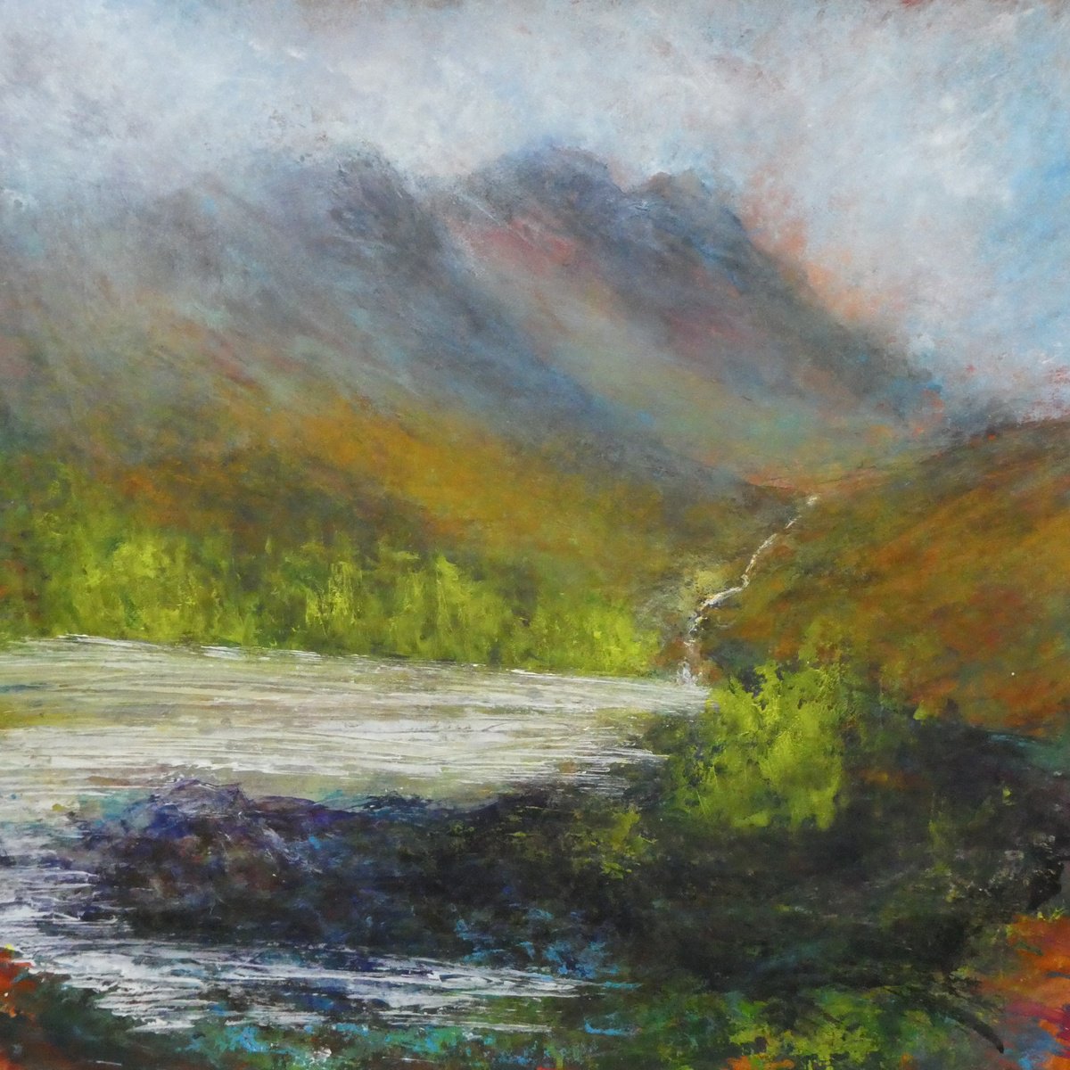  Argyll Autumn By Oconnart, 17 X 17, Artwork For Sale On Artfinder