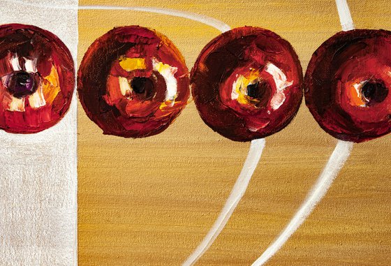 " Red apples " still life