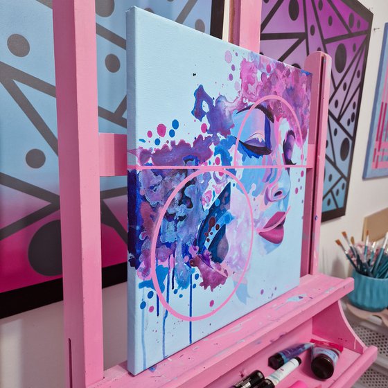 Floral women portraits