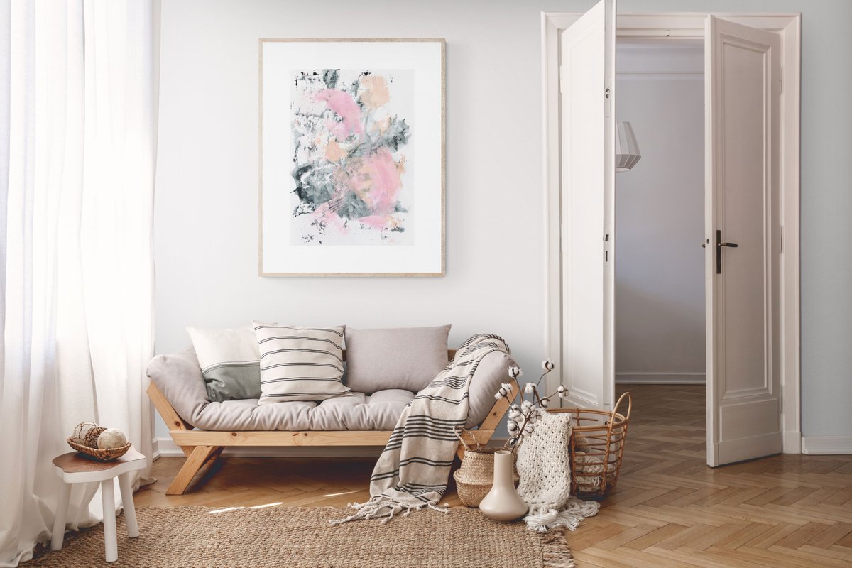 Abstract Acrylic Painting By Anatoliy Menkiv, 24 X 33, #24 Metaphysics Series, Original Artwork