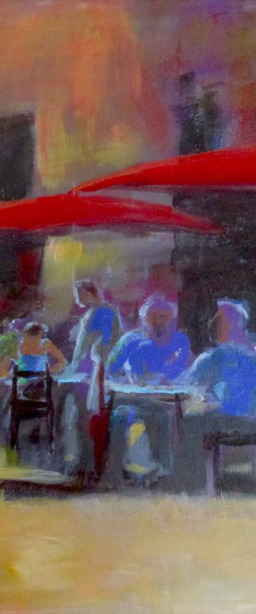 Da Rossi - Italian street scene by Rosalind Roberts
