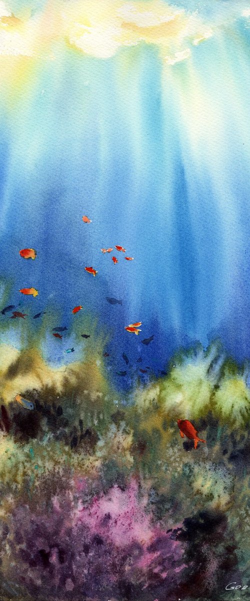 Undersea world #14 by Eugenia Gorbacheva