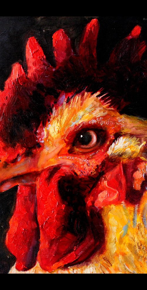 Red Cock by Khanlar Asadullayev