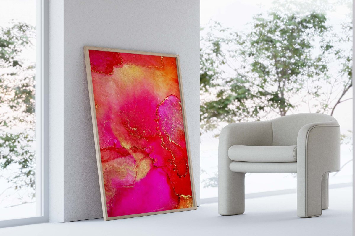 Abstract Photograph , Heart Of Summer By Lynne Douglas, 24 X 36, Artwork For Sale On Artfinder