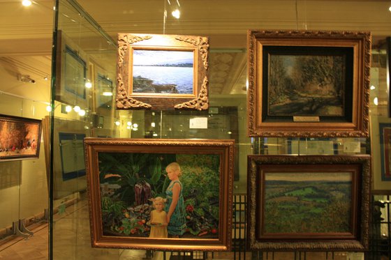 The dug-up road slumbers