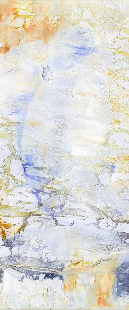Mystical Moments 8 - Textural Abstract Painting  by Kathy Morton Stanion by Kathy Morton Stanion