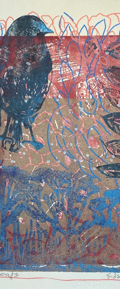 Blue Leafs by Sidse Friis