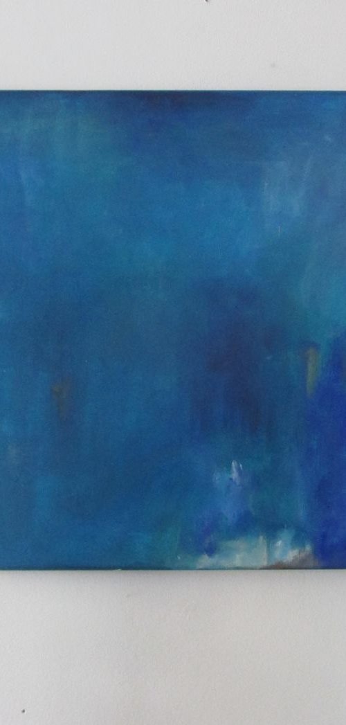 into the blue painting by Sonja Zeltner-Müller
