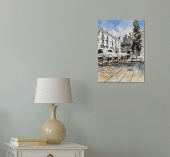 Sunlit Spanish Streets