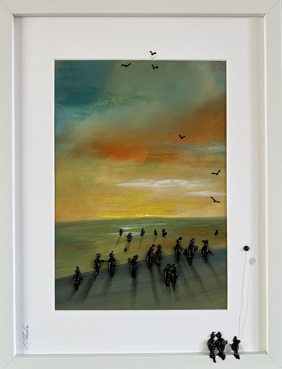 Freedom People ,,The Beach’‘ Eka Peradze Art