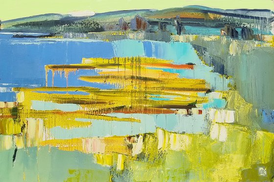 Summer lake.