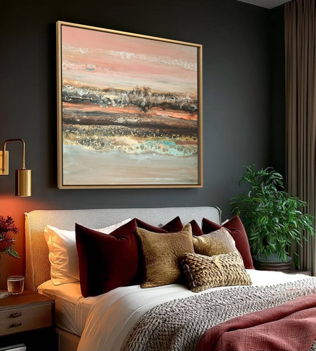 Sweet Solitude By Eleni Denart, 36 X 36, Artwork For Sale On Artfinder