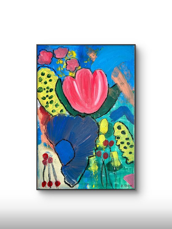 "Where Flowers Remember" 36x24"