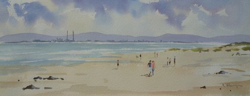 Stormy Skies, Dollymount by Maire Flanagan
