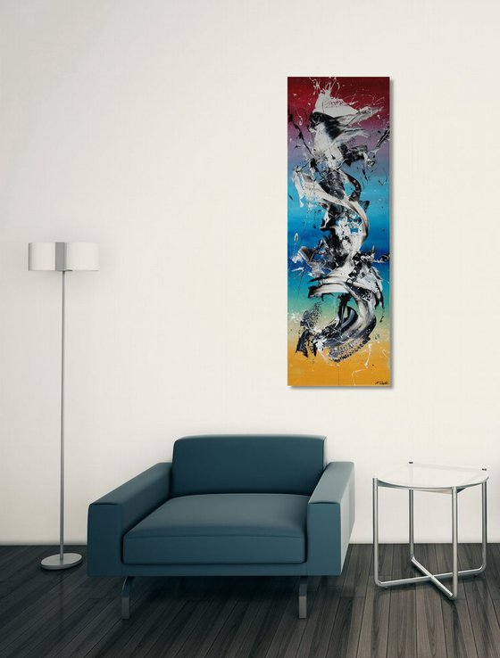 Vertical Inversion I (Spirits Of Skies 048056) (40 x 120 cm) XL (16 x 48 inches)