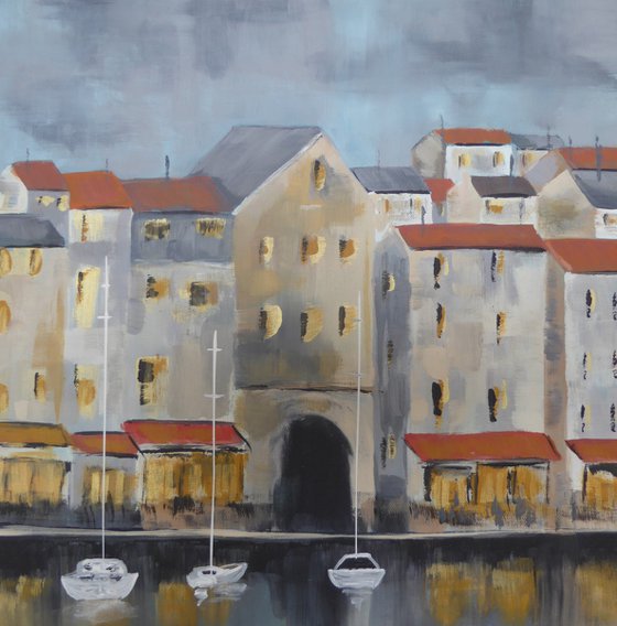 La Rochelle, evening moorings