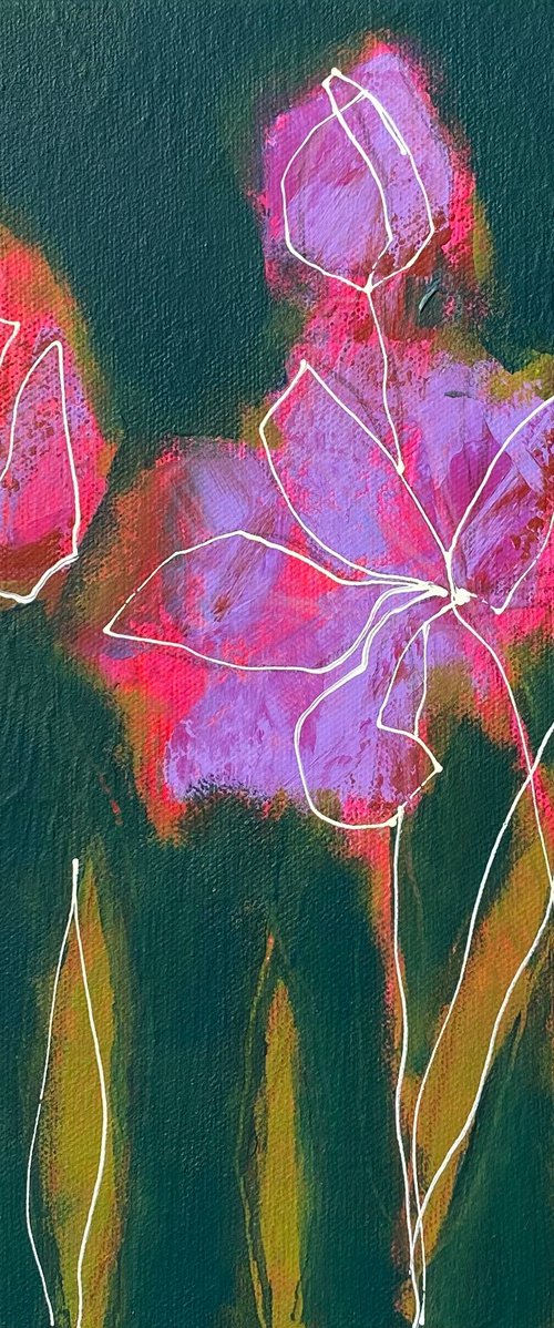 The last tulips I. by Tatjana Auschew