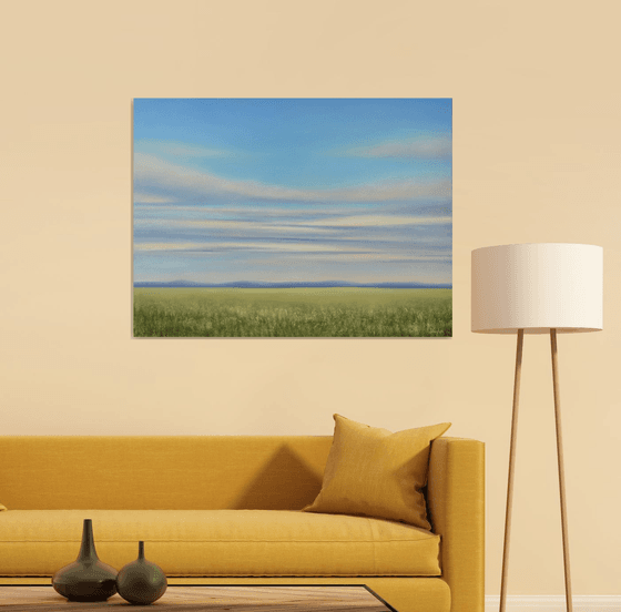 Tranquil Vista - Blue Sky Landscape