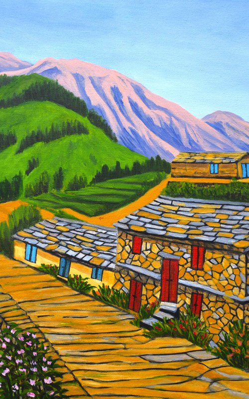 Abode in the Himalayas by Ajay Harit