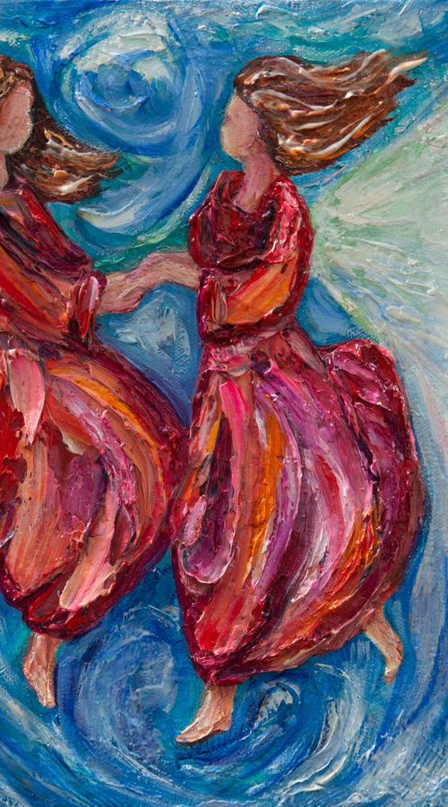 Friends for Keeps  by OLena Art by Lena Owens at OLena Art