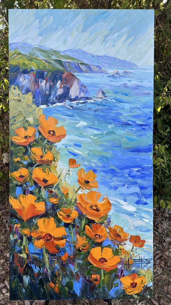 Poppies at the Sea